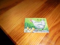 timbre la poule 2004 (oblitere)